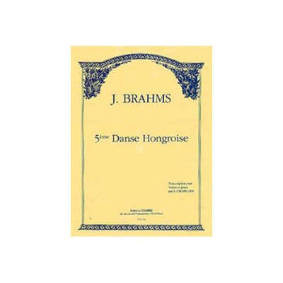 Brahms - Danse Hongroise No.5 - Violon et Piano