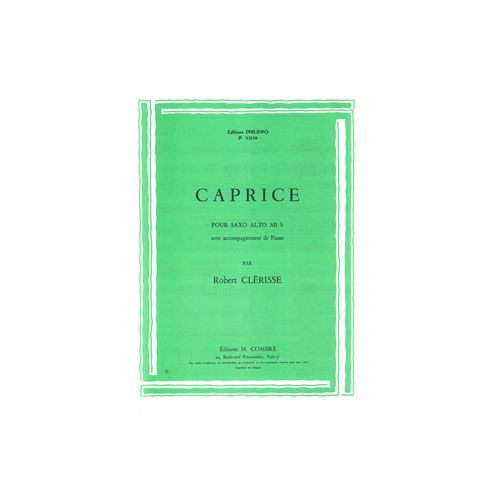 Clerisse - Caprice - Saxophone et Piano