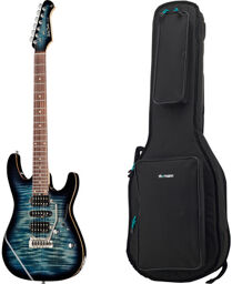 Fusion-III HSH EB FBLB w/Bag Gloss Trans Flamed Blue Burst