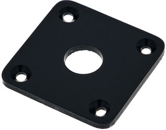 Parts SC-Style Jack Plate BK Noir