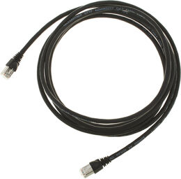 CAT6A Patchkabel 3m, sw noir