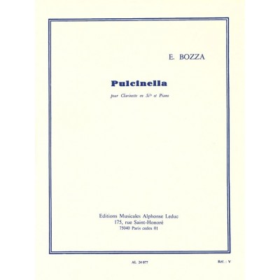 Pulcinella For Clarinet And Piano