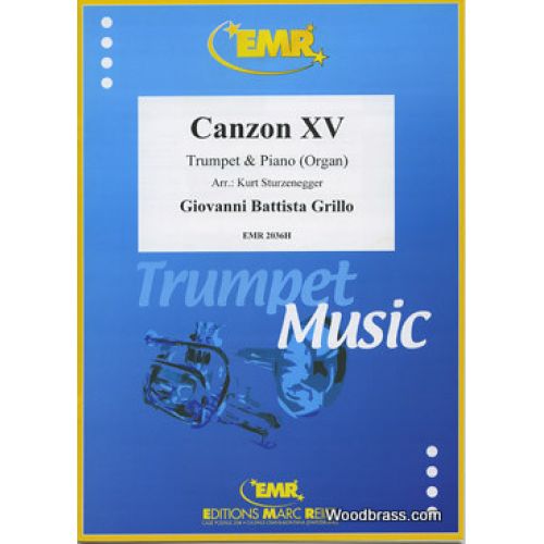 Grillo G.B. - Canzon XV - Trompette & Piano