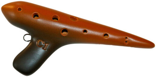 10H Concert Ocarina C1 long Noir