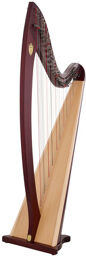 Troubadour VI Lever Harp MA Acajou