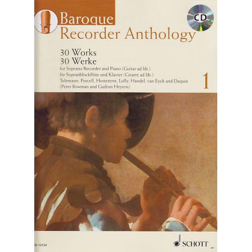 BOWMAN P./ HEYENS G. - BAROQUE RECORDER ANTHOLOGY VOL.1
