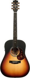 Troubadour Dreadnought Tobacco Sunburst Matte