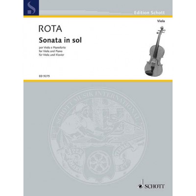 Rota - Sonata In Sol - Alto et Piano