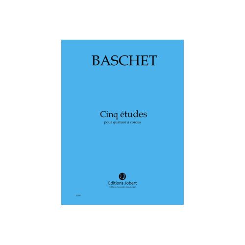 Baschet - Etudes Pour Quatuor À Cordes