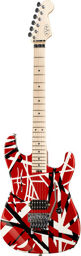 Stripe Red Rouge avec bandes blanches et noires