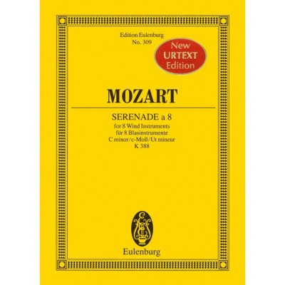 Moz - Serenade A 8 Ut Mineur Kv 388 - 2 Houns, 2 Hautboiss, 2 Clarinettes In Bb Et 2 Bassoons
