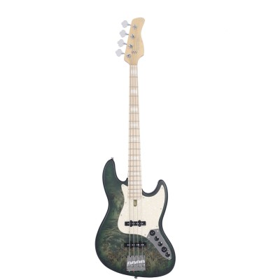 Er V7 Swamp Ash Reissue-4 Tgr.S Trans Green Satin