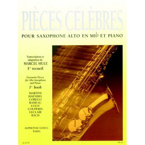 MULE (ED.) - PIECES CELEBRES VOL. 1 - SAXOPHONE ALTO ET PIANO