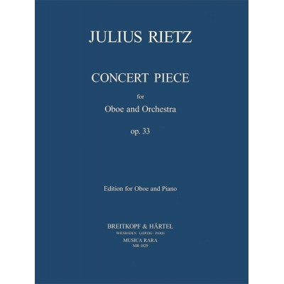Rietz Julius - Konzertstuck Op. 33 - Oboe, Piano