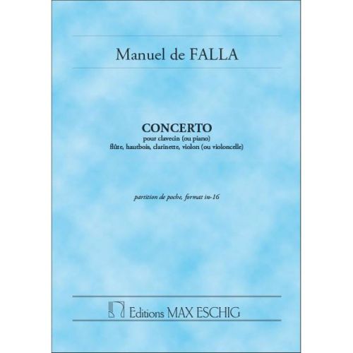 FALLA M. DE - CONCERTO - CONDUCTEUR POCHE