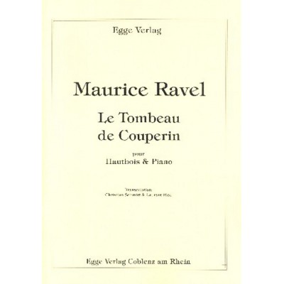 Ravel M. - Le Tombeau De Couperin - Hautbois et Piano
