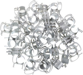 Snap silver 45 pcs Argent