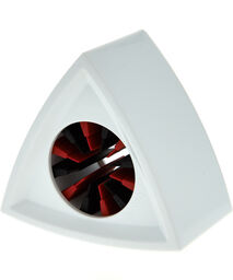 Triangular Mic Flag White blanc