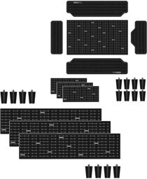 Grid-Divide Carry On Long Set noir