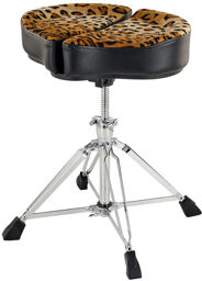 SPG-LEP-4 Spinal Drum Throne Motif léopard