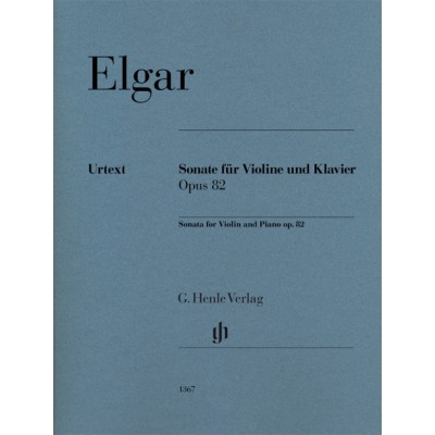 Elgar Edward - Sonate Op.82 - Violon & Piano