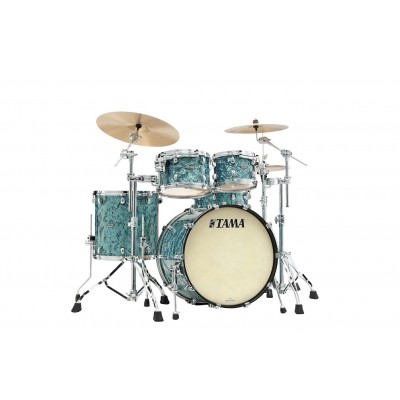 Starclassic Maple Stage 22 Chrome / Turquoise Pearl