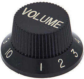 Parts Volume Poti Knob BK Noir