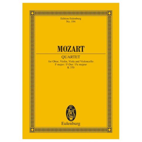 Moz W.A. - Quet F Major Kv 370 - Oboe, Violin, Viola And Cello