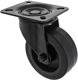 Black Wheel 100mm Noir
