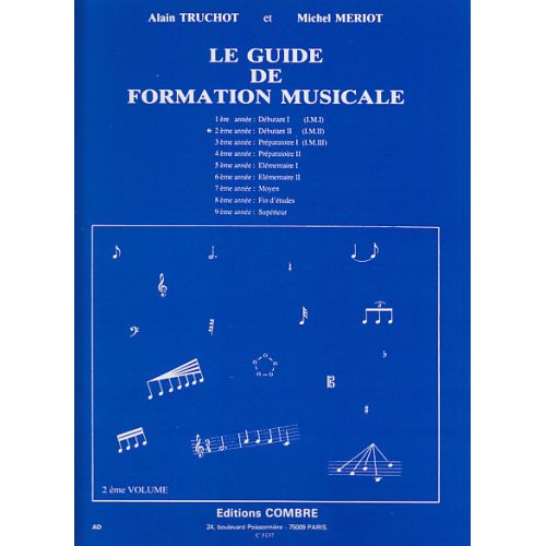 Truchot/meriot - Guide De Formation Musicale Vol.2