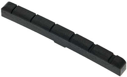 Hsbk-Ns1/9 Slotted Bone Nut BK Noir