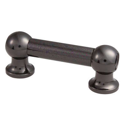 TL12D38-Bk Coquille Tube 38mm Noir Double Tirant (X1)