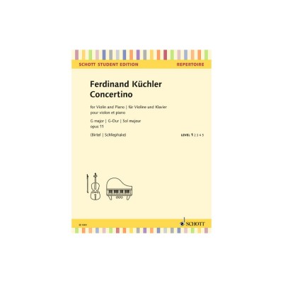 KUCHLER - CONCERTINO OP.11 - VIOLON, PIANO