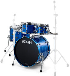 Starcl. Walnut/Birch 5pcs -LOR Lacquer Ocean Blue Ripple