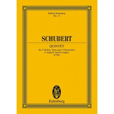 Schubert - Quatour À Cordes Ut Majeur Op. 163 D 956 - 2 Violons, Alto, 2 Violoncelles
