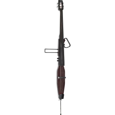 EDB-3/4 DBR Contrebasse Electrique Brun Fonce Livree Avec Housse