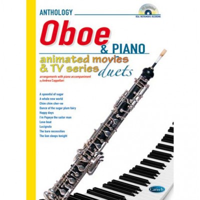 Animated Movies and TV Duets for Oboe And Piano
