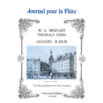 Mozart W.a. - Adagio BB Maj Aus KV 332 Band 20 - Flute And Piano
