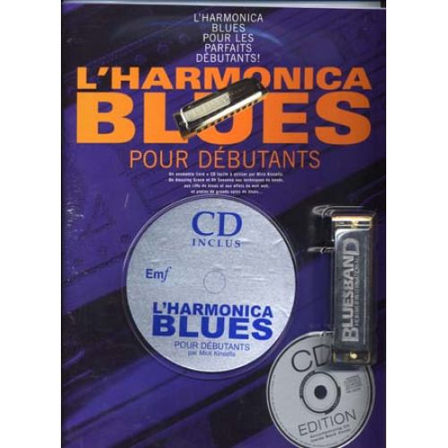 L'harmonica Blues Pour Debutant CD + Harmonica - Nick Kinsella