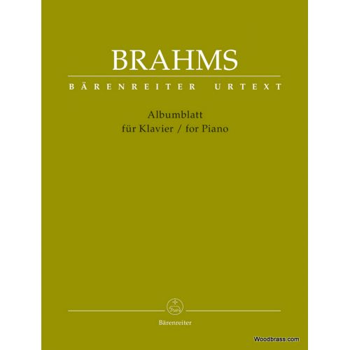 Brahms J. - Albumblatt For Piano