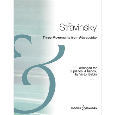 Stravinsky - Three Movements - 2 Pianos (4 Hets)