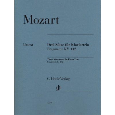 Moz - Three Movements For Piano Trio - Violon, Violoncelle, Piano