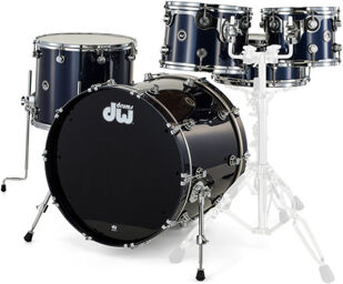 DWe E33 5pcs Set Midnight Blue Midnight Blue Metallic Lacquer