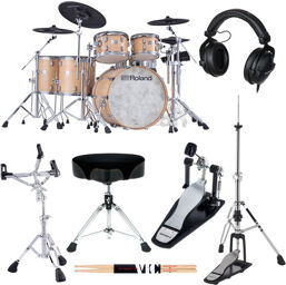 VAD716-GN E-Drum Set Bundle Gloss Natural