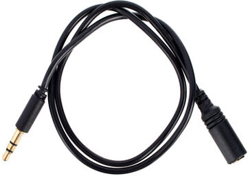 Slim Line 3 Pin Jack 0,5m BK noir