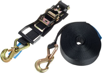 Ratchet Hook Strap 50mm x12m T noir
