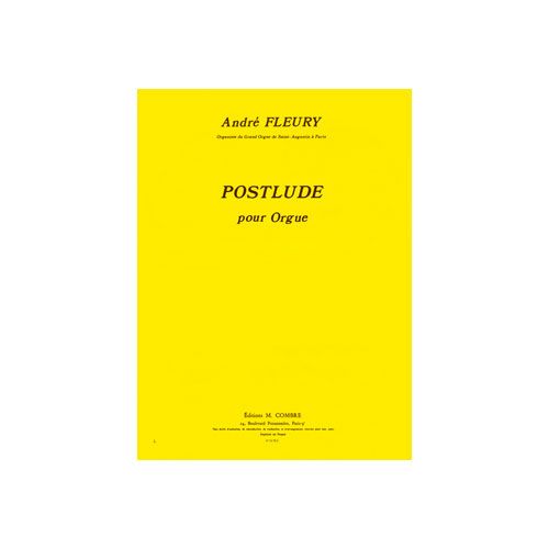 Fleury - Postlude - Orgue