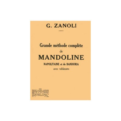 Méthode complète de mandoline napolitaine avec tablatures