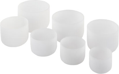 Crystal Bowl CF Set 440Hz 8-14