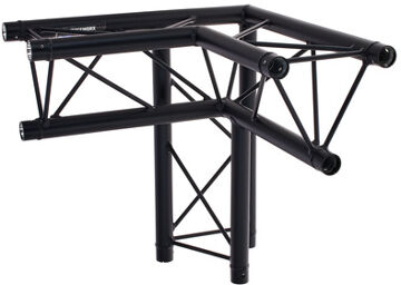DT23B-C34 Deco Truss Corner Noir